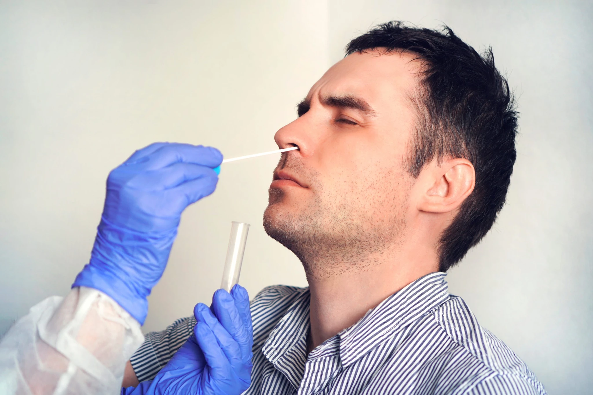 Deep Nasal Swab